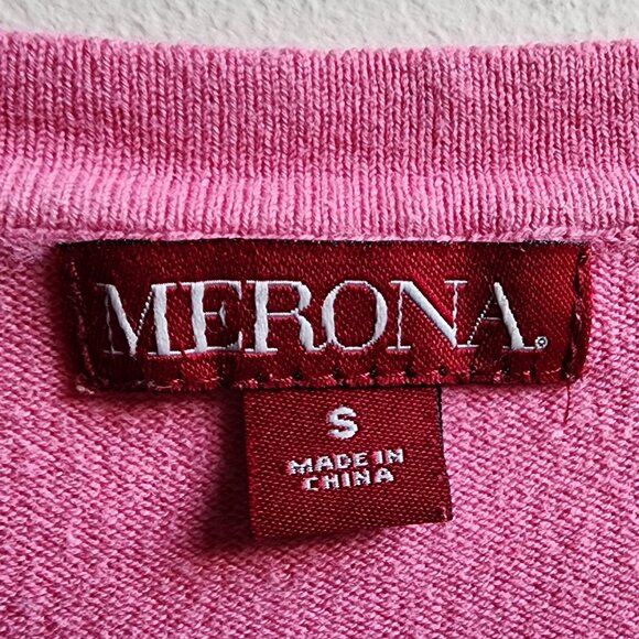 Merona Pink Feminine Button Down Cardigan Size Small - Picture 8 of 14